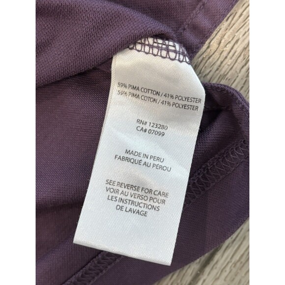 Travis Mathew Mens XXL 2XL Golf Polo Performance Purple Preppy Casual Outdoors - Picture 7 of 8